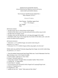 Soal agama hindu sd dan jawabannya. Soal Agama Hindu Smp