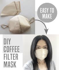 Diy Coffee Filter Face Mask In 2020 Coffee Face Mask Mask Coffee Filters