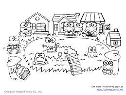 And from now on, this is the 1st picture: Free Sanrio Coloring Pages