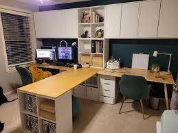 Plus learn the but customizing ikea alex drawers is harder than it looks. Finally Finished My Custom Home Office Using Eket And Alex Cabinets Ikeahacks