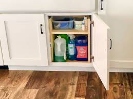 Diy under kitchen sink organizer. Under Sink Storage Organizer H Shelf Ana White