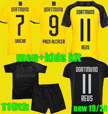 Borussia dortmund kit 19 20. Men Kids 2019 2020 110th Borussia Dortmund Soccer Jersey Kit 19 20 Gotze Reus Brandt Hummels Paco Alcacer Reus Football Shirt Black Yellow Buy At The Price Of 17 76 In Dhgate Com Imall Com