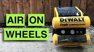 All emglo air compressor parts. Mobile Air Compressor Dewalt D55154 1 1 Hp Continuous 4 Gallon Electric Wheeled Dolly Style Youtube