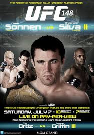 Silva and sonnen would meet again two years. Chael Sonnen Makes A Few Changes To Ufc 148 Poster