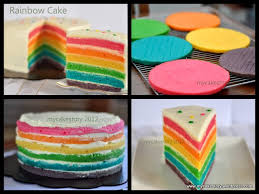 Tak hanya kue berlapis enam yang terdiri atas enam warna pelangi saja. Rainbow Cake Cake Story