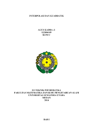 Pada tahap akhir kita akan membahas beberapa contoh soal mencari nilai. Interpolasi Dan Kuadratik Agus Kadra Academia Edu
