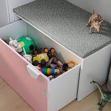 Maybe you would like to learn more about one of these? Smastad Bench With Toy Storage White Pale Pink Ikea