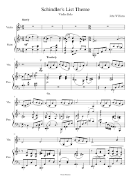 Theme from schindler's list give me your names i could have done more stolen memories and more. Schindler S List Theme Sheet Music For Piano Violin Solo Musescore Com