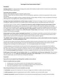 Organisation, and it has to be one that addresses an issue the student is passionate about. Sociological Case Study Analysis Assignment