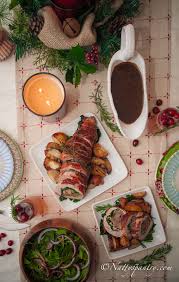 Maybe you would like to learn more about one of these? Natty S Pantry Prosciutto Wrapped Pork Loin With Kale And Italian Sausage Stuffing Recipe