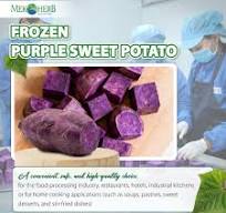 FROZEN PURPLE SWEET POTATO 💜💜💜 💜 From fresh purple sweet ...