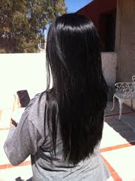 Freshly Dyed Black Hair With A Blue Tint To It My Job On My Sister S Hair Black Hair Dye Hair Tint Hair Color For Black Hair