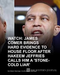 House Oversight Committee Chairman James Comer brought the receipts  Thursday after House Minority Leader Hakeem Jeffries called him a  "stone-cold liar" for saying his campaign had invited Jeffrey Epstein to a  fundraising