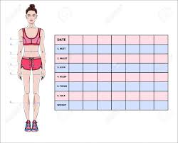 Weight Loss Body Measurement Chart Www Bedowntowndaytona Com