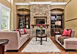 Dekoratif Salon Nis Modelleri Ve Dekorasyon Onerileri Dekorasyon Dekoratif Modelleri One In 2020 Corner Stone Fireplace Fireplace Tv Above Fireplace