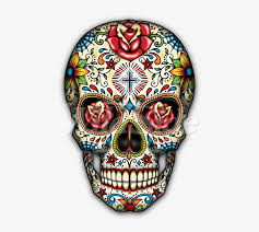 Dia de los muertos tattoo skull. Sugar Skull With Roses Calavera Dia De Muertos Tattoo 675x675 Png Download Pngkit