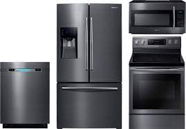 Lg ranks highest for clothes dryers; Samsung 4 Piece Kitchen Package With Ne59j7630sg Electric Range Rf263beaesg Refrigerator Dw80j7550ug Dishwasher And Me18h704sfg Microwave