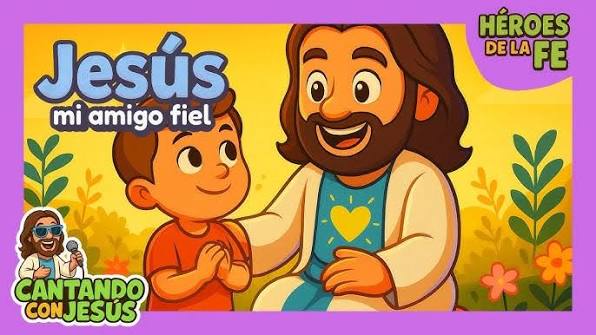 Héroes de la fe - Jesús mi amigo fiel ? Canción Cristiana Infantil | Cantando con Jesús
