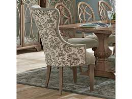 Sunset trading comfort back arm chair. Trisha Yearwood Home Collection By Klaussner Jasper County Vintage Dining Room Host Chair In Two Tone Fabric Sheely S Furniture Appliance Dining Arm Chairs