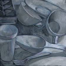 Black And White Objects Art Strewn White Objects Still Life Drawing Value In Art Life Drawing