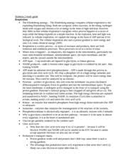 Cellular Respiration Study Resources