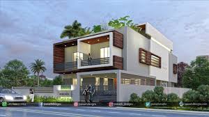 Artstation Three Storey House Design With Open Terrace Modern House Design 3d Elevation Panash Designs
