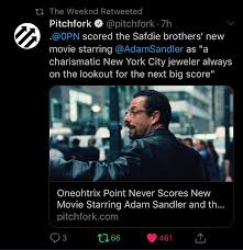 The imperial march (darth vader's theme). Oneohtrix Point Never Is Producing Uncut Gems Soundtrack I Hope His Producing Some Songs For Chapter Vi As Well Theweeknd