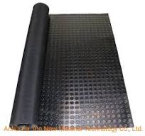 Anti Slip Antiskid Circular Stud Rubber Sheet Roll