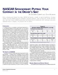 The greatest cheats in nascar history. Nascar Sponsorship Putting Your Company In The Driver S Seat