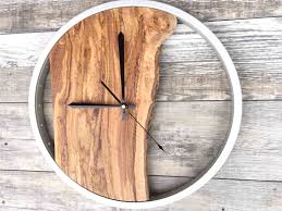 Large Wood Wall Clock Unique Wall Clock Wood Wall Art Office Wall Decor Rustic Clock Housewarming Gift Wall Clock Wooden Diy Wood Wall Clock Wall Decor