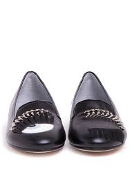 Kaufen, verkaufen, leeren sie ihre garderobe auf unserer website. Chiara Ferragni Leather Flirting Slippers Loafers Slippers Cf1211nero