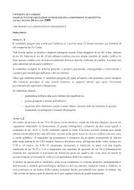 II candidato progetti una scuola per l'infanzia di 3 sezioni (max 25 ...