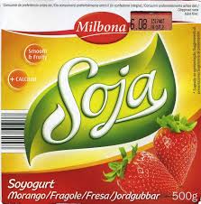 Postre De Soja Fresa Milbona 500 G 4 X 125 G