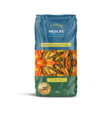 Nasza oferta jest skierowana do klientów detalicznych i hurtowych. Tri Color Penne Medilifefood Mediterranean Premium Food