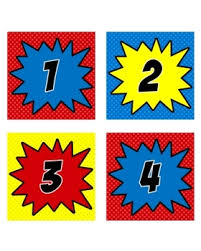 Superhero Numbers Super Hero Theme Superhero Classroom Decorations Superhero Classroom Theme Superhero Theme