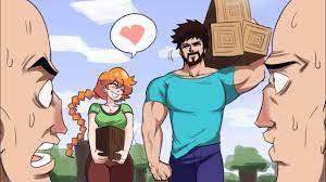 Minecraft comic:Alex and Steve - 