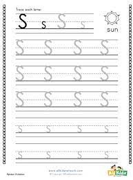 Help kids practice writing with these letter tracing worksheets that have 4 lines. Letter S Tracing With 4 Lines All Kids Network