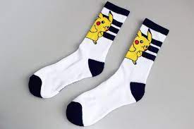 New Arrival Japanese Harajuku Cute Cartoon Pokemon Socks Women And Men Long Socks Kawaii Pikachu Compression Socks Socks Women Pokemon Socks Casual Socks