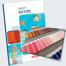 Sulky Rayon Thread Card With Actual Thread