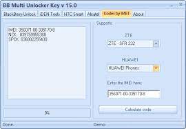 Necesito ayuda para calcular codigos mep2 de bb ya lo he usado con varios alcatel y me ha funcionado pero no se como usarlo para bb gracias. How To Unlock Alcatel And Zte Phone Free Unlock4modem In