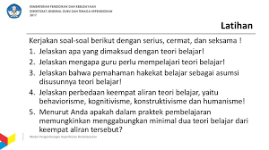 Belajar menurut teori humanistik merupakan suatu proses yang menghasilkan suatu perubahan pada diri seseorang. B Teori Belajar Dan Prinsip Prinsip Pembelajaran Ppt Download