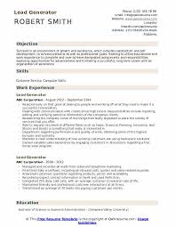 Lead Generator Resume Samples Qwikresume