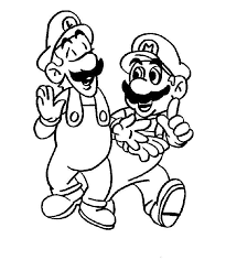 Coloringanddrawings.com provides you with the opportunity to color or print your brothers mario and luigi drawing online for free. Free Printable Mario Coloring Pages For Kids
