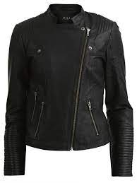 Vila Short Leather Jacket In Black Short Leather Jacket Leather Jacket Jackets