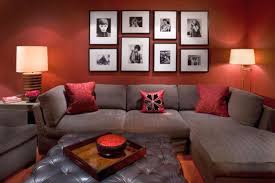 Image Result For Decorating With Gray And Terracotta Red Living Room Walls Burgundy Living Room Red Living Room Decor
