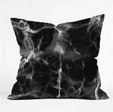 Black and white marble collection decorative accent throw pillows will help complete the look of your sweet jojo designs room. Deny Designs Chelsea Victoria Black Marble Throw Pillow With Insert Ebay