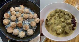 Dah siap semua, apa lagi, celur bihun putih , masukkan ke dalam mangkuk, tambah bebola daging, tulang lembu bersama supnya, sambal dan kicap serta sayuran segar dan akhir sekali. Buat Sendiri Meatball Ala Ikea Untuk Berbuka Mudah Sedap Anak Pun Suka Pa Ma