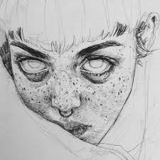 Desene in creion pe hartie, pas cu pas, pentru incepatori si avansati. Drawing Sketches Pencil People Artists 58 Ideas Art Drawings Sketches Art