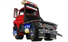 Cartoon Tow Truck Clipart Library Tow Truck Fire Trucks Truck Coloring Pages