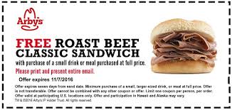 Arbys Coupons Grab Your Printable Coupons